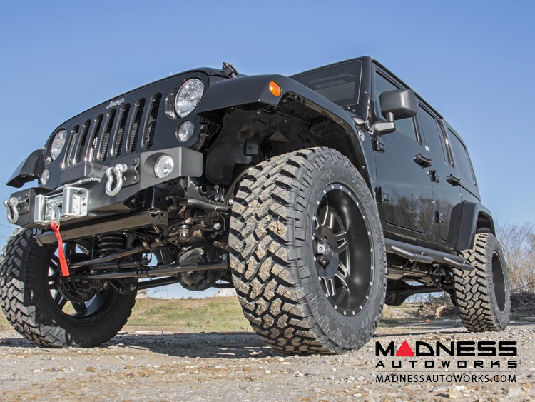 Jeep Wrangler JK Unlimited Suspension Lift Kit w/ Control Arm Drop & V2 Monotube - 3.5" Lift